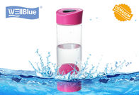 Portable BPA Free plastic alkaline water filter bottle with carry bag