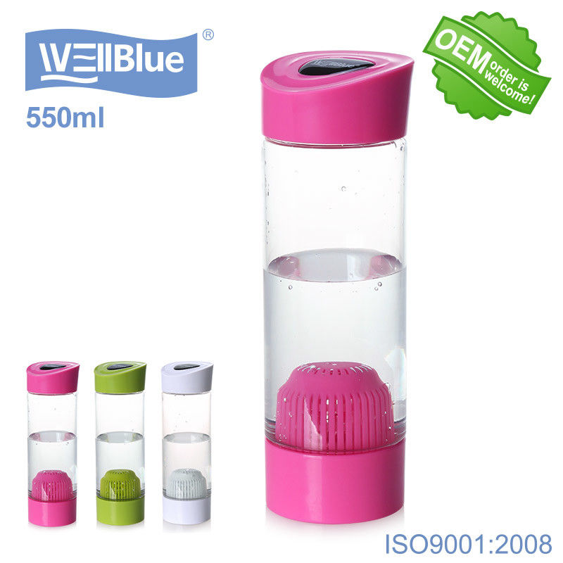PET Material Drinking Alkaline Water Bottle , Alkaline Mineral Water Ionizer Bottle